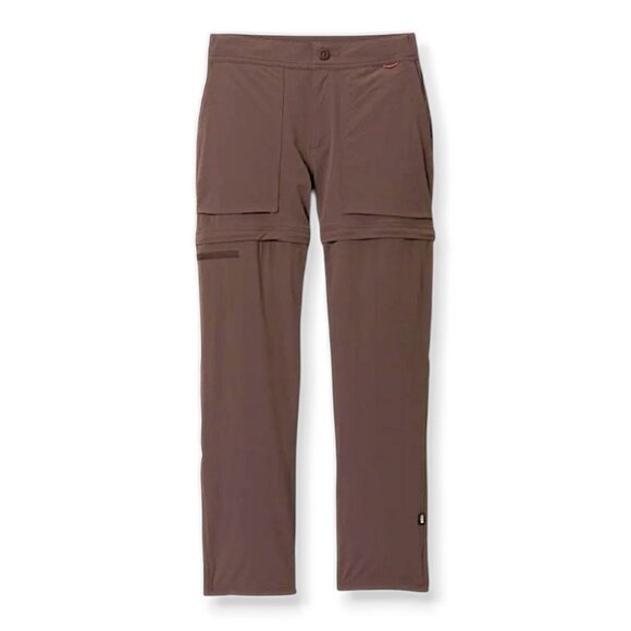 ExOfficio brown insect shield high waisted convertible cargo pants womens 8 - Picture 1 of 6
